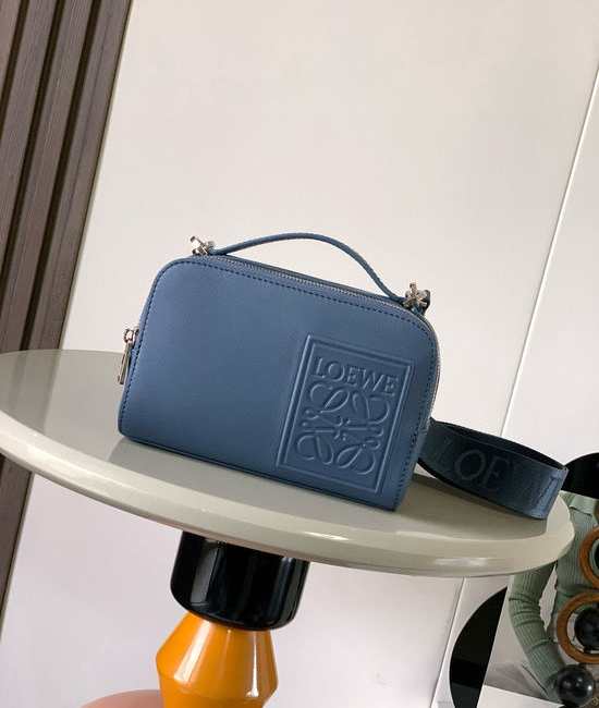 Loewe Mini Satin Leather Camera Crossbody Bag 9111