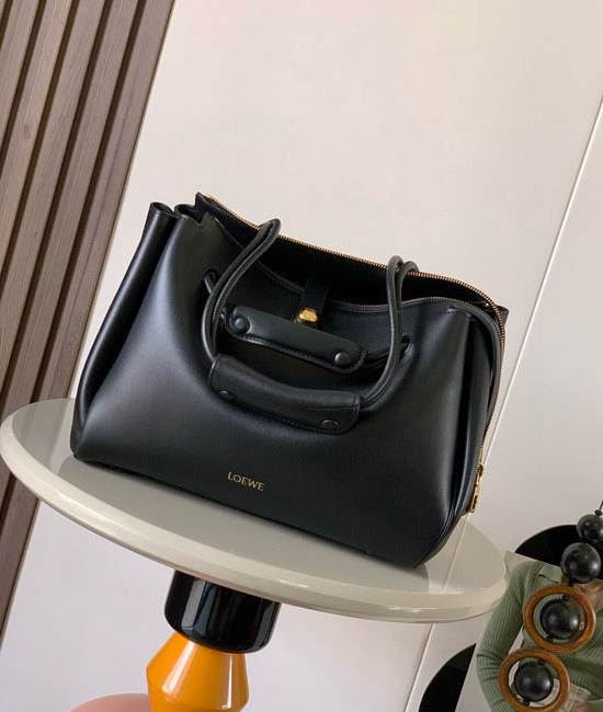 Loewe Madrid Soft Leather Trapeze Handbag 9147