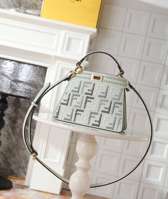 Fendi Peekaboo ISeeU Petite Handbag