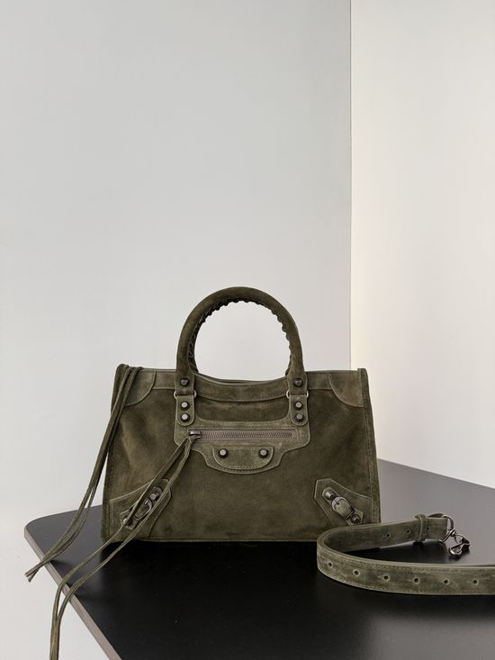 Balenciaga Suede Motorcycle Shoulder Bag 811442