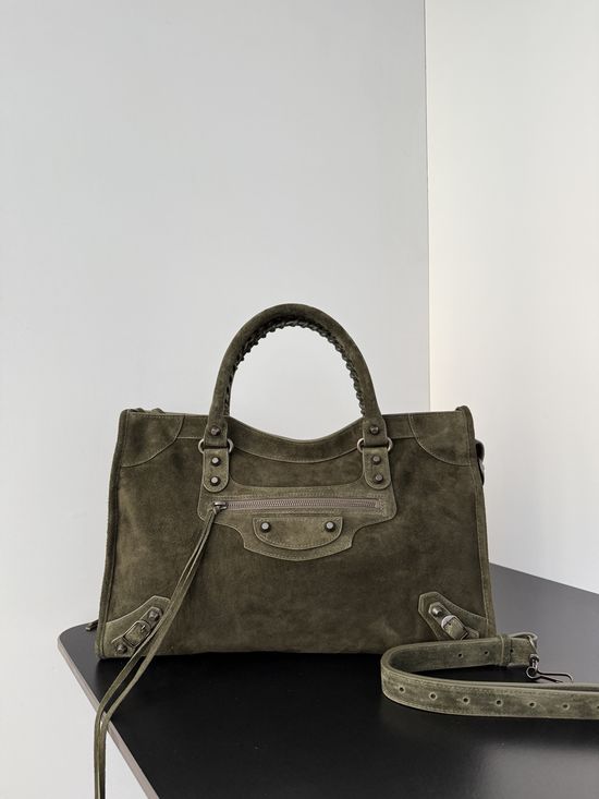 Balenciaga Suede City Crossbody Bag 823058