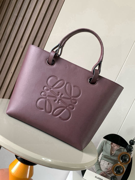 Loewe Anagram Medium Leather Tote Bag 1815