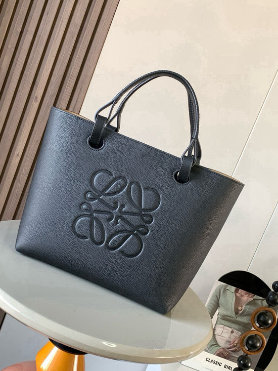 Loewe Anagram Tote Medium Leather Handbag 9300