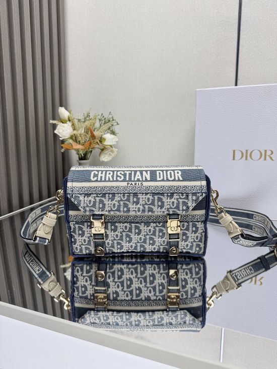 Christian Dior Light Blue Messenger Bag