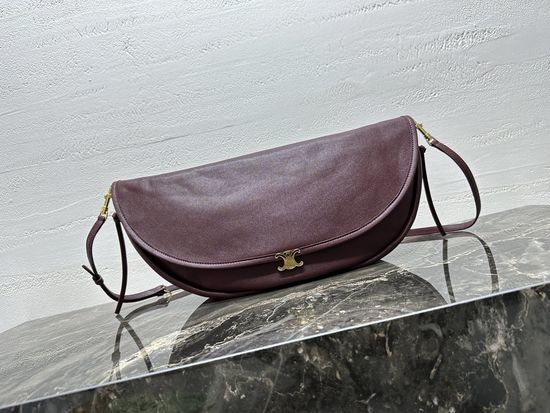 Celine Soft Triomphe Halfmoon Bag 124142