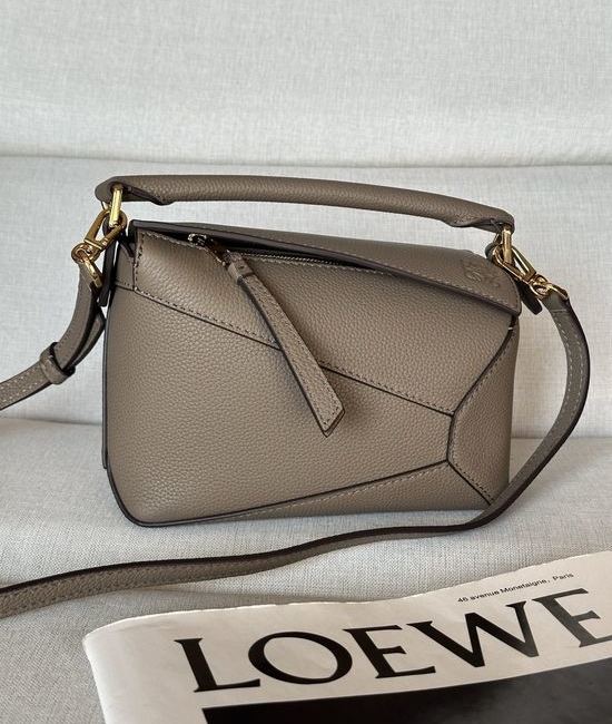 Loewe Mini Puzzle Geometric Leather Handbag 3000b