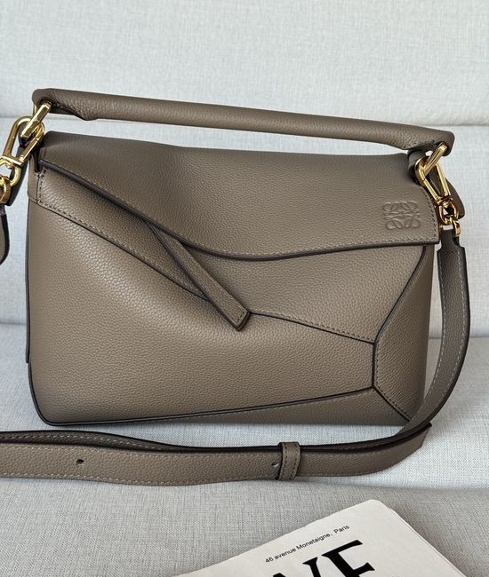 Loewe Puzzle Small Light Taupe Leather Bag 3001B