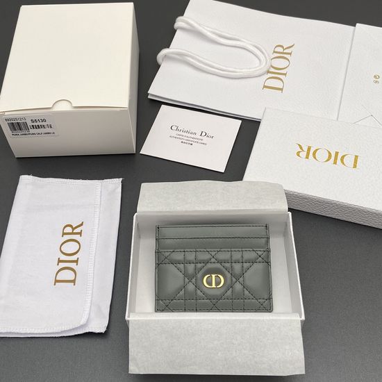 Christian Dior Caro Freesia Card Holder S5130
