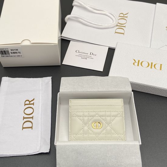 Christian Dior Caro Freesia Card Holder S5130