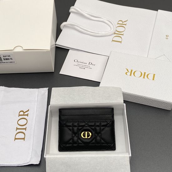 Christian Dior Caro Freesia Card Holder S5130