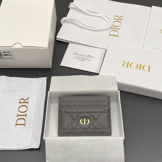 Christian Dior Caro Freesia Card Holder S5130