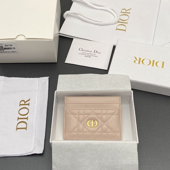 Christian Dior Caro Freesia Card Holder S5130