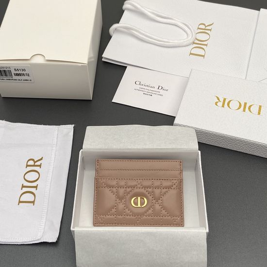 Christian Dior Caro Freesia Card Holder S5130