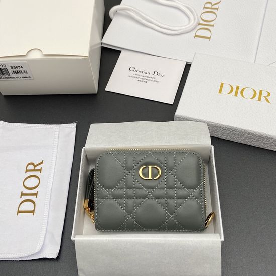 Christian Dior Jolie Glycine Small Zippered Purse S5034