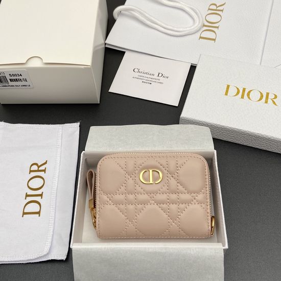 Christian Dior Jolie Glycine Small Zipper Bag S5034