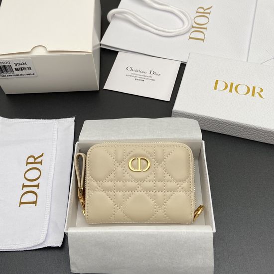 Christian Dior Jolie Glycine Small Zipper Bag S5034