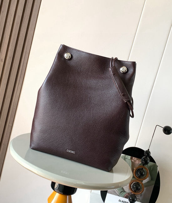 Loewe Pebble Hobo Suede Leather Bag 9093