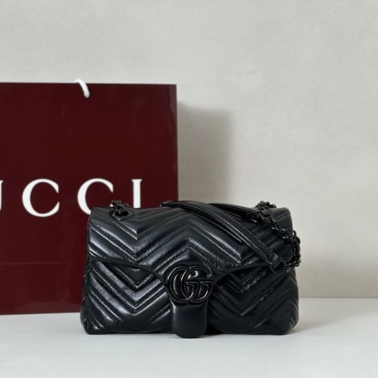 Gucci Large Bag Premium Leather Black 855371