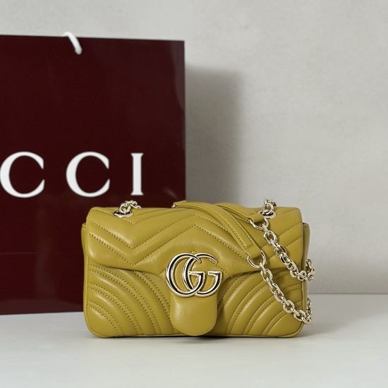 Gucci Mustard Yellow Top Quality Handbag 837280