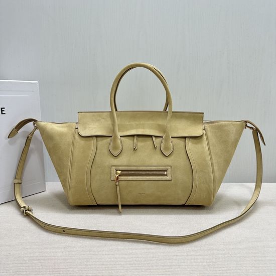 Celine Luggage Smooth Leather Shoulder Bag 123693