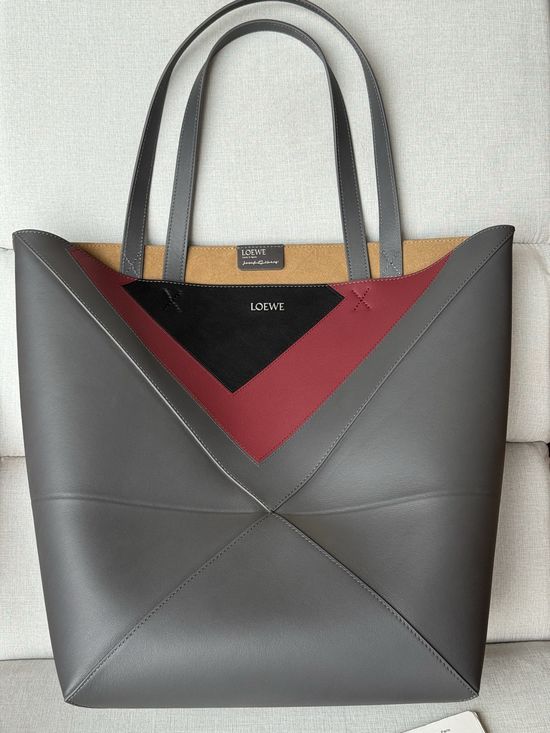 Loewe Puzzle Fold Large Leather Tote 1761-1