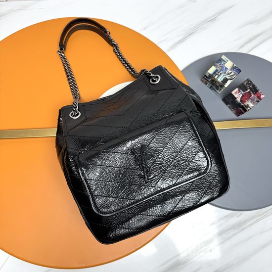 Yves Saint Laurent Niki Leather Shopping Tote 862295