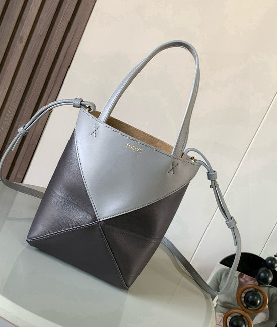Loewe Puzzle Fold Leather Mini Tote 9030