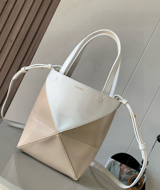 Loewe Puzzle Fold Leather Mini Tote 9030