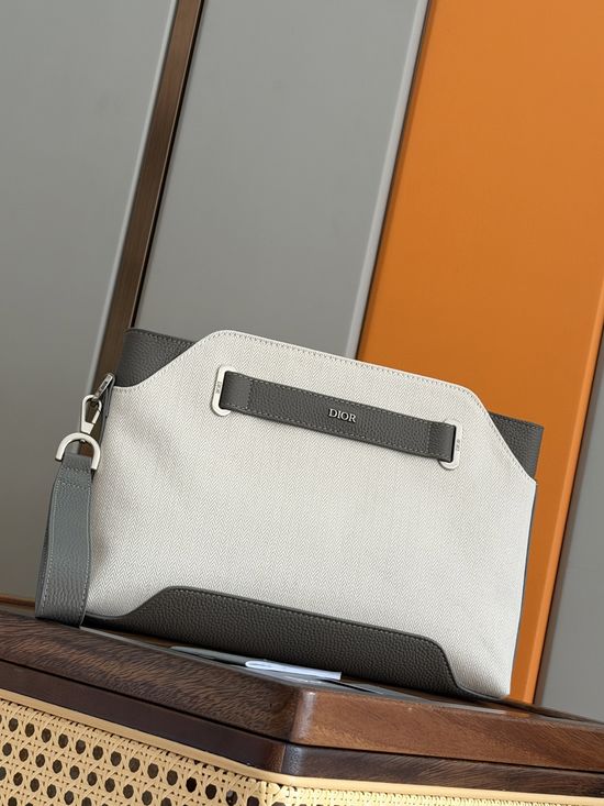 Christian Dior Normandie A5 Triangular Clutch 2LLCA93946