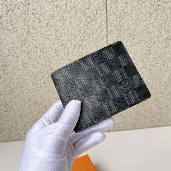 Louis Vuitton Slender Damier Graphite Short Wallet N40839
