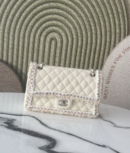 Chanel Classic Flap White Webbing 8474