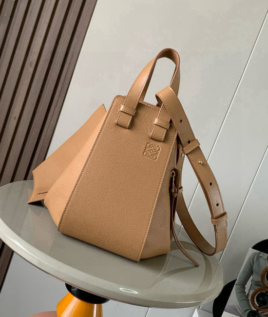 Loewe Hammock Grained Leather Handbag 9060