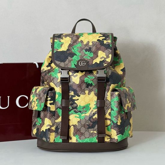 Gucci Yellow Camouflage Tote Bag 839110