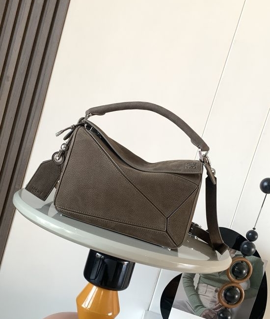 Loewe Featherlight Puzzle Nubuck Bag 9161