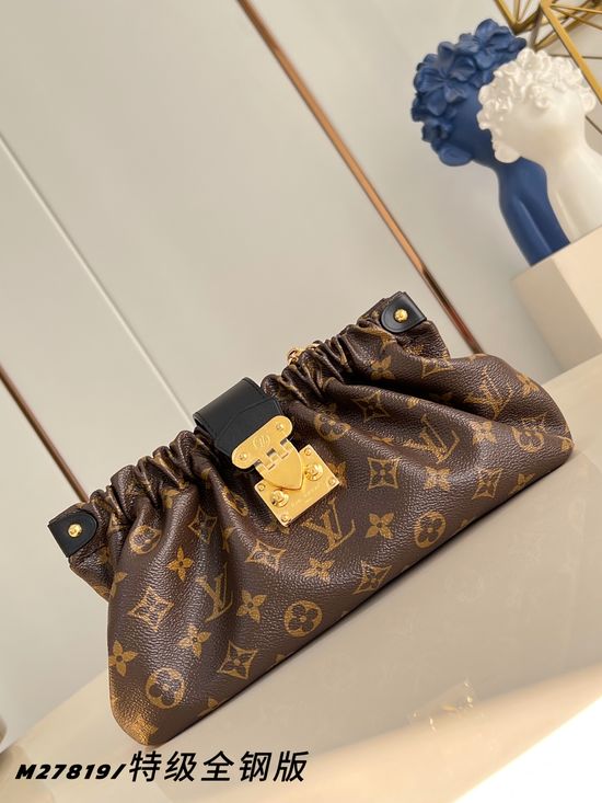 Louis Vuitton Pochette Sling Monogram Canvas Chain Bag M27819