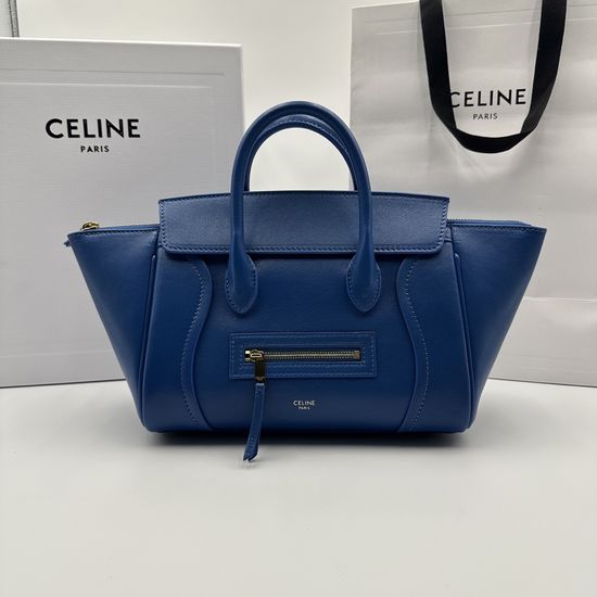 Celine Luggage Leather Handbag 124213