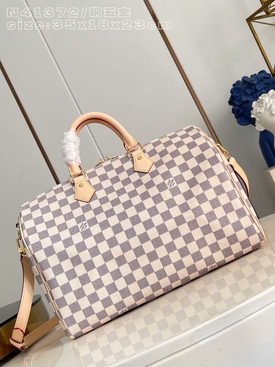 Louis Vuitton Speedy Bandoulière 35 Damier Ebene Canvas N41372