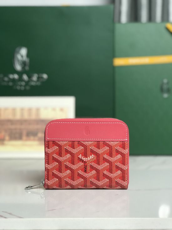Goyard Matignon Mini Zip Closure Wallet 020605
