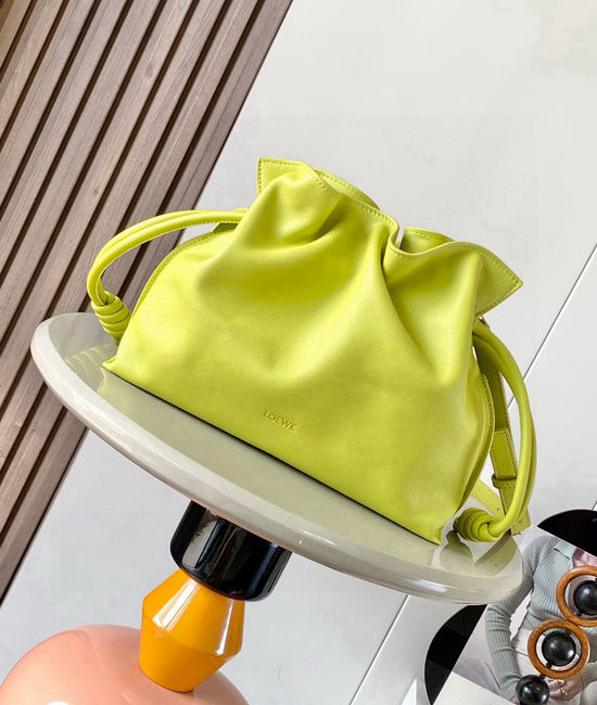 Loewe Flamenco Knot Nappa Leather Clutch 9043