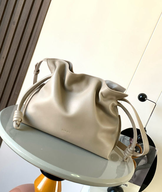 Loewe Flamenco Knot Nappa Leather Clutch 9043