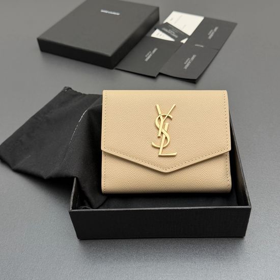 Yves Saint Laurent Matelasse Leather Zip Wallet 582296