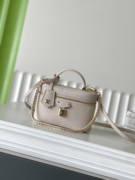 Louis Vuitton Vanity Bag Genuine Leather M27744