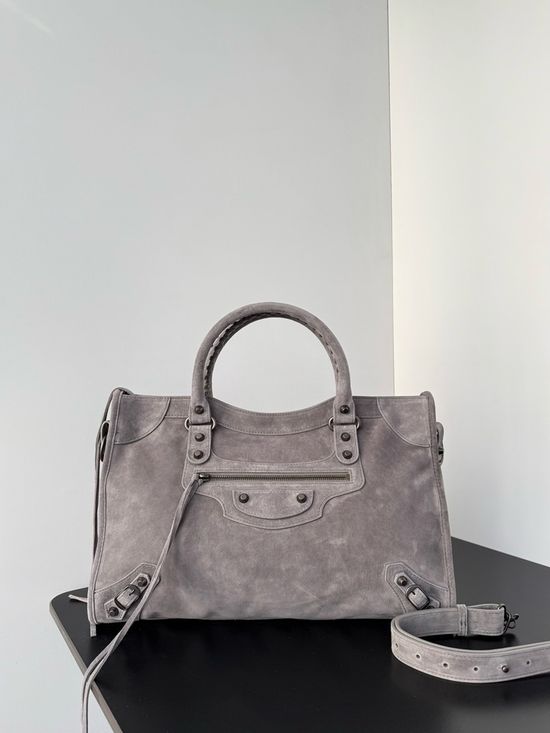 Balenciaga Vintage Suede Shoulder Crossbody Bag 9588