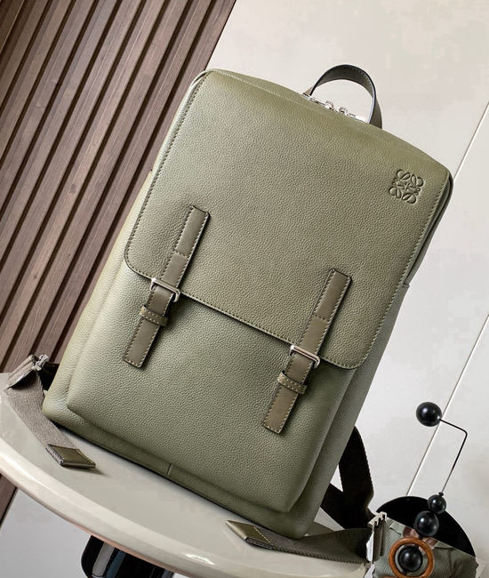 Loewe Military Backpack Soft Grained Leather 9024