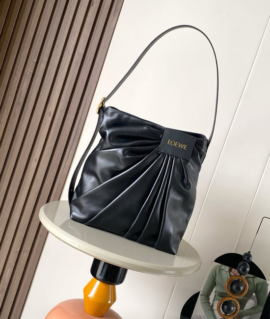 Loewe Draped Lambskin Handbag 9156
