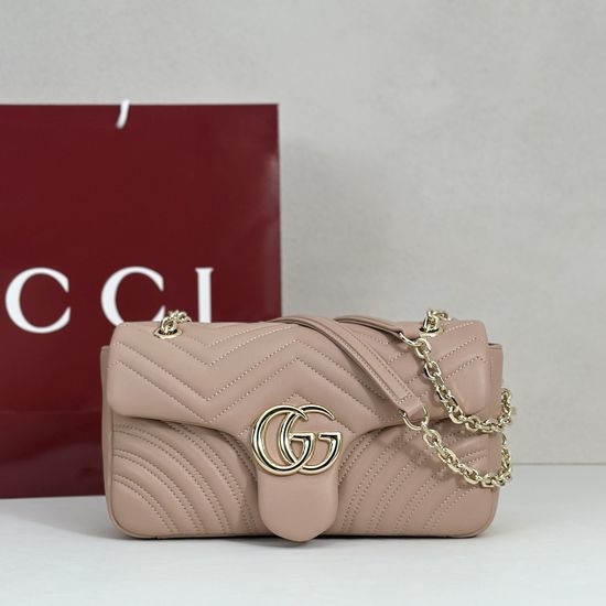 Gucci Classic Handbag Apricot Pink 837267