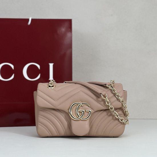Gucci Classic Handbag Apricot Pink 837280