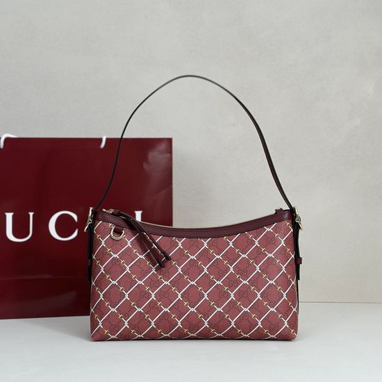Gucci Handbag Red Canvas Bag 847449