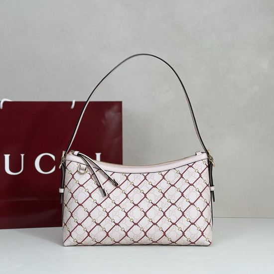 Gucci Handbag Pink Canvas Bag 847449