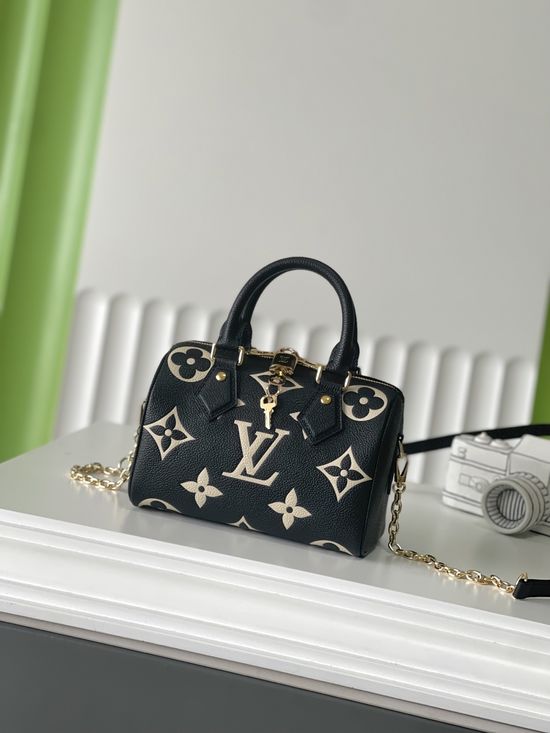 Louis Vuitton SPEEDY Full Leather Handheld Bag M58956